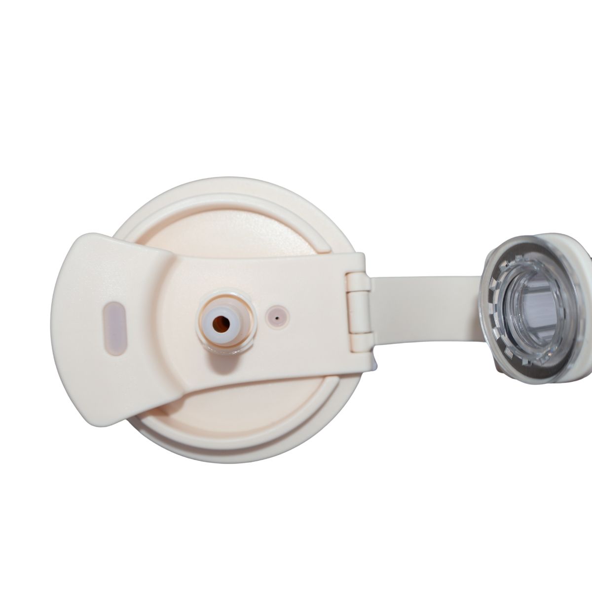 Вакуумна чашка-термос з нержавіючої сталі 316, портативна для води та кави, біла, 550 мл