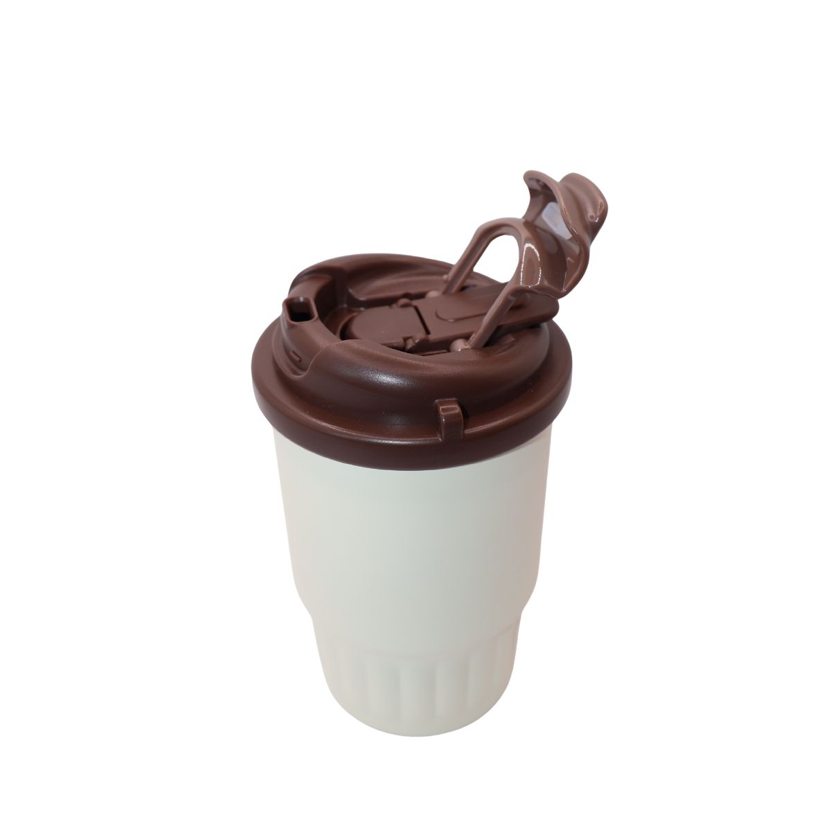 Термокружка 316 із нержавіючої сталі Zhen Cui Guang 380 мл - Кавовий білий