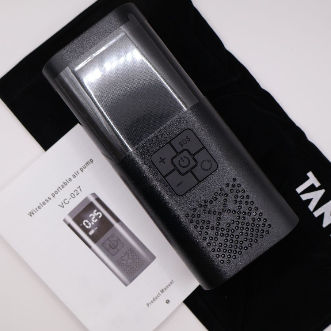 Автомобільний портативний бездротовий насос VC-027 з цифровим дисплеєм, сумка для зберігання