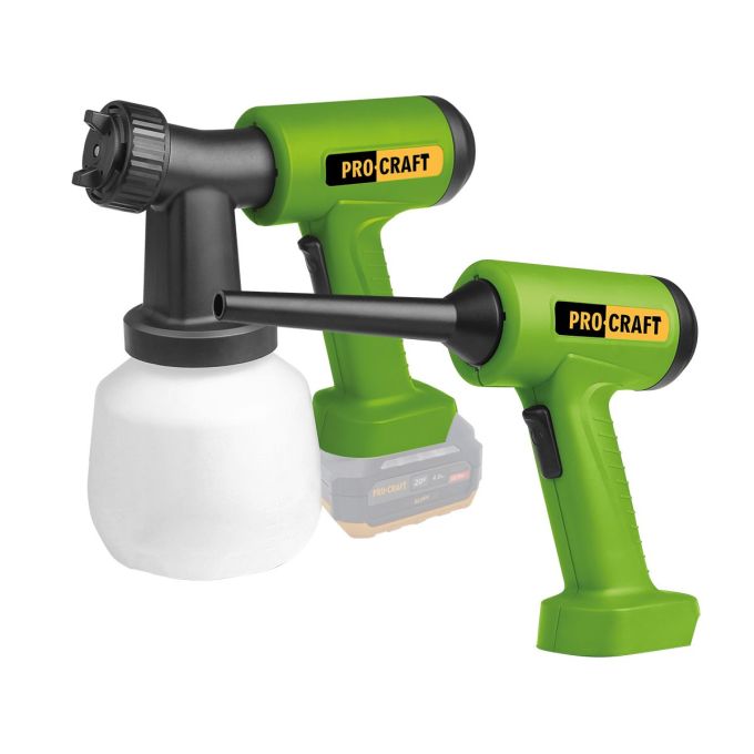 Акумуляторний фарбопульт та повітродувка Procraft PSE22 (без акб та зп)