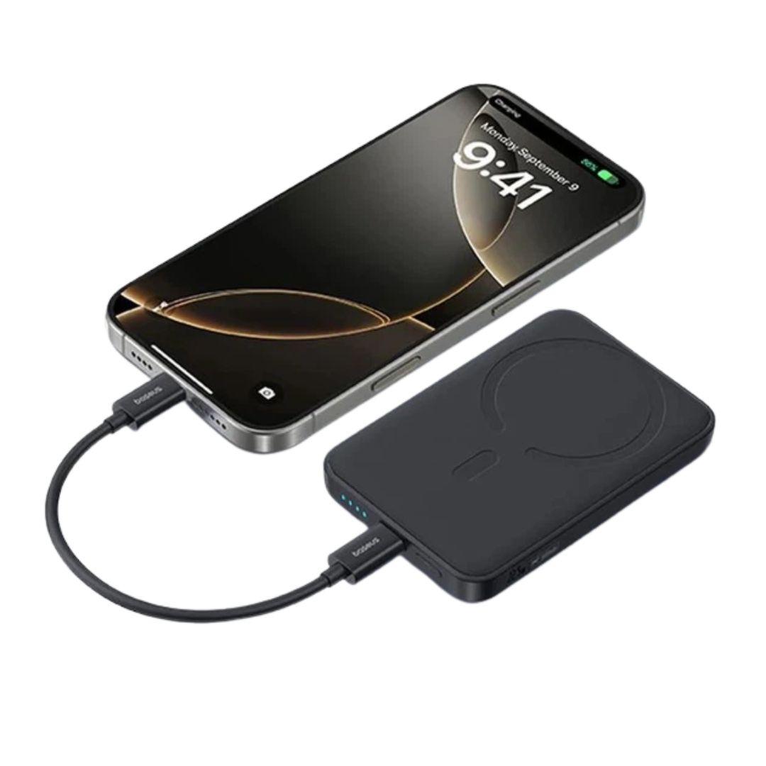 Power Bank 10000mAh 22,5W Baseus FM11, бездротовий з швидкою зарядкою, чорний