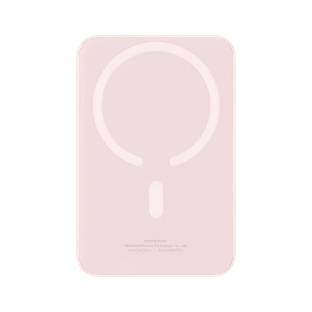 Power Bank 10000mAh 22,5W Baseus FM11, бездротовий з швидкою зарядкою, Рожевий