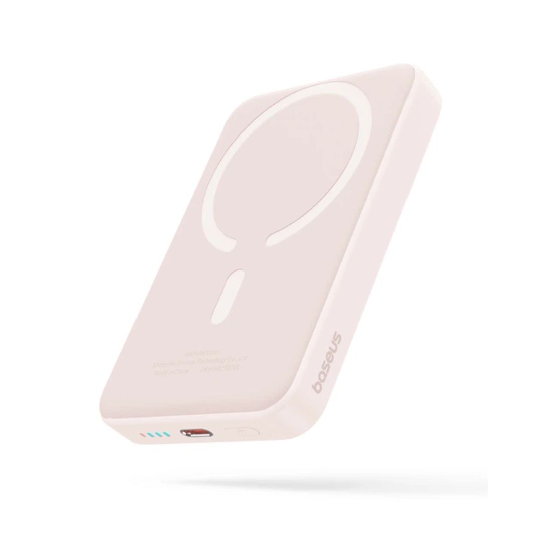 Power Bank 10000mAh 22,5W Baseus FM11, бездротовий з швидкою зарядкою, Рожевий