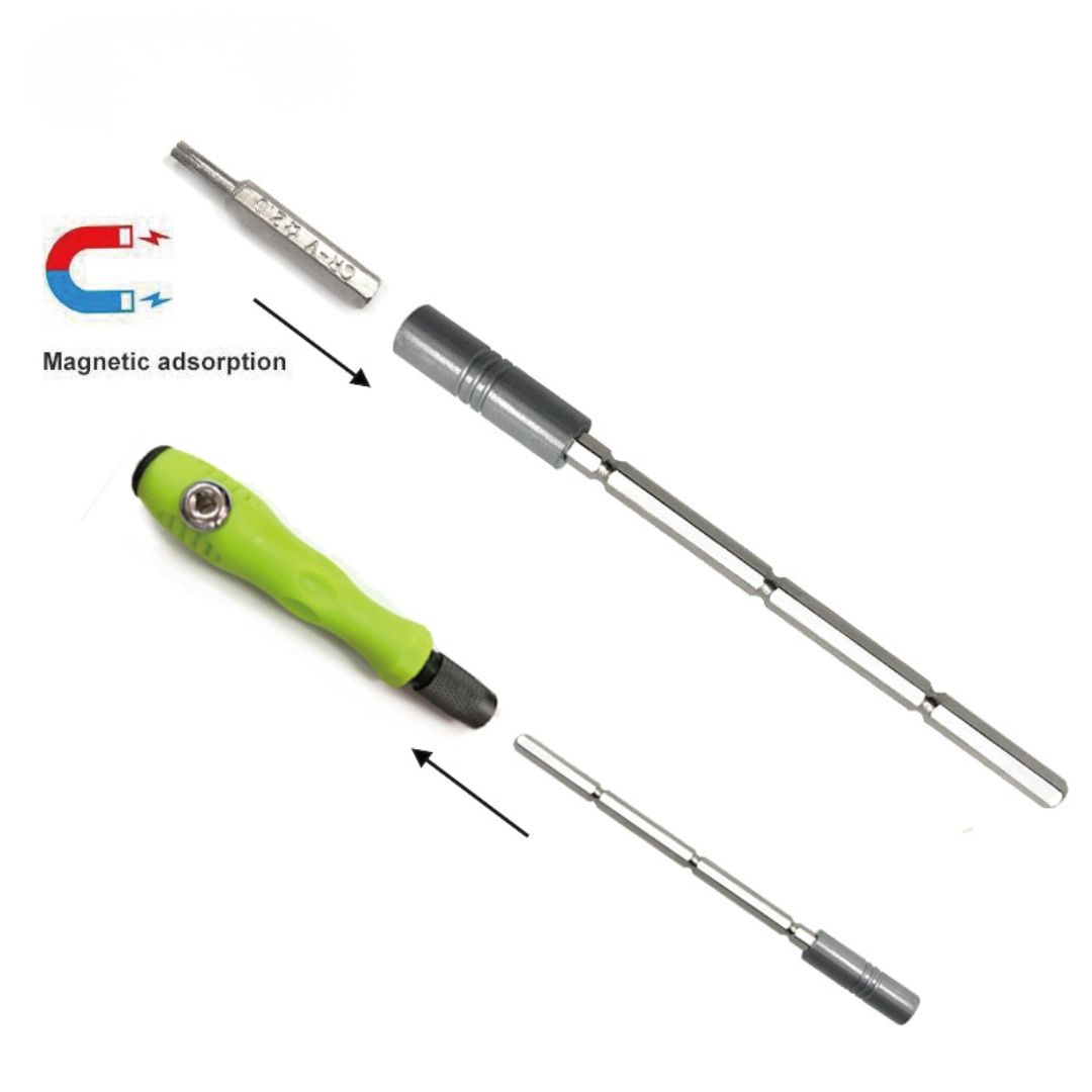 Багатофункціональний набір викруток 32 в 1, жовтий