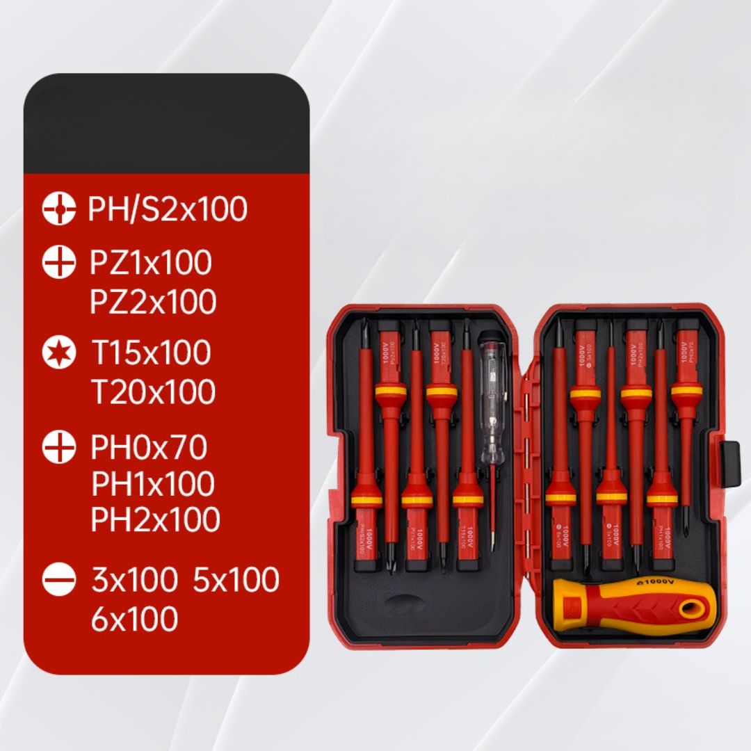 Набір ізольованих викруток 13в1