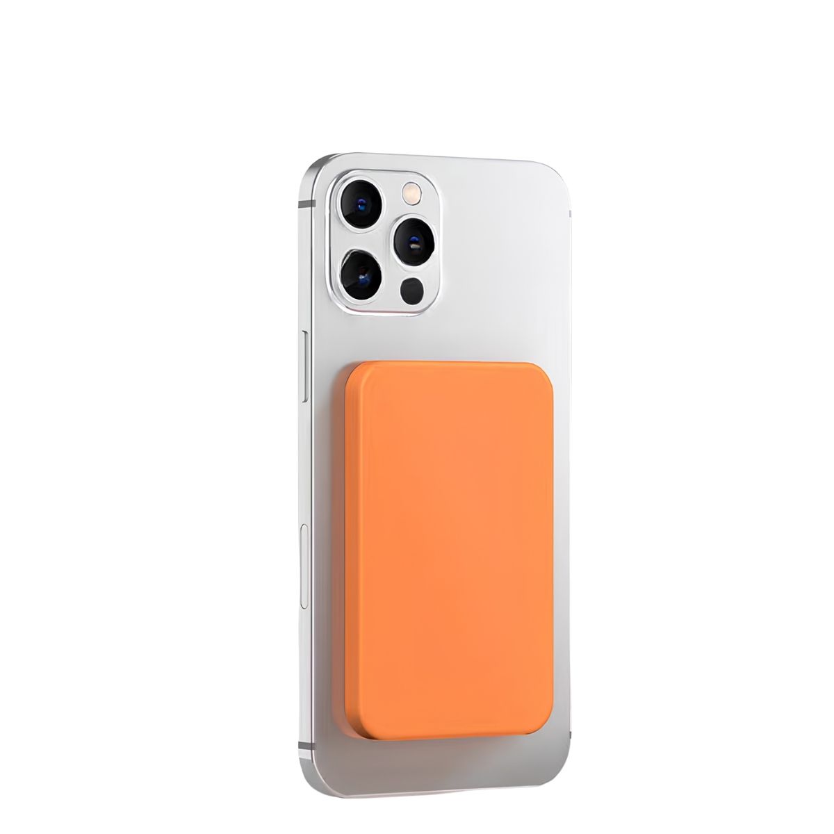 Power Bank 3000 мАг з бездротовою зарядкою, помаранчевий