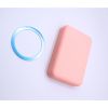 Power Bank 10000 мАг з бездротовою зарядкою, рожевий