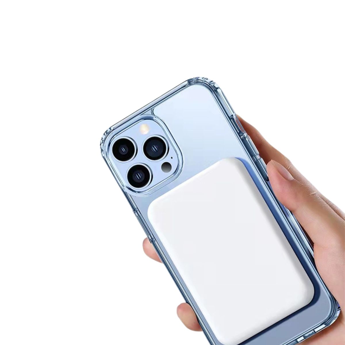 Power Bank 5000 мАг з бездротовою зарядкою, білий