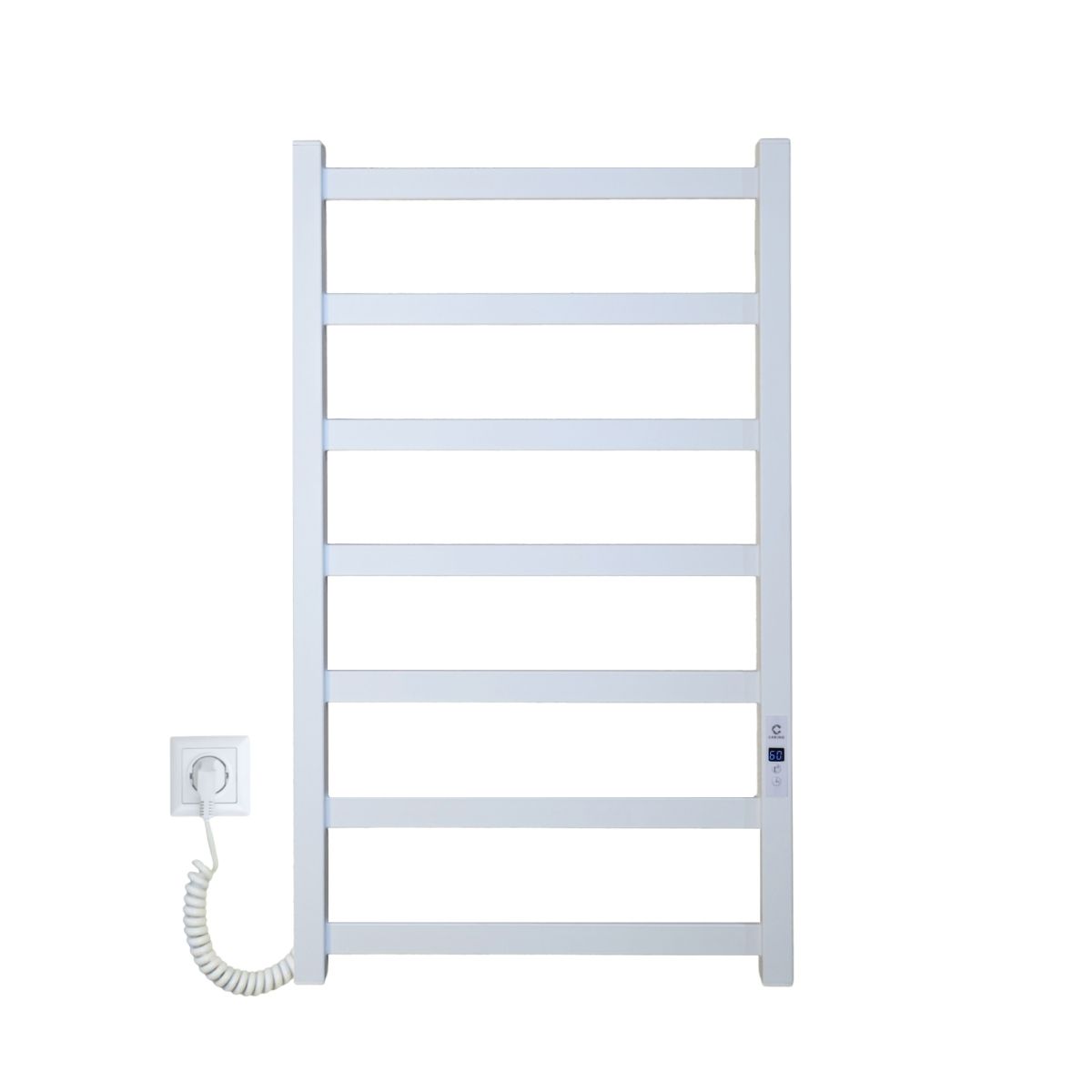 Рушникосушарка електрична Carino LAURA з дисплеєм Білий матовий 790*490