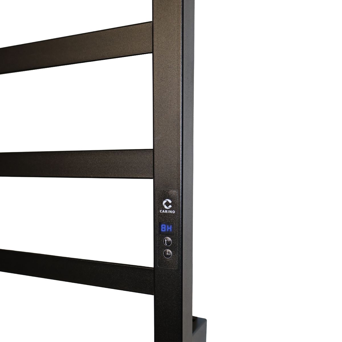 Рушникосушарка електрична Carino LAURA з дисплеєм Чорний матовий 790*490