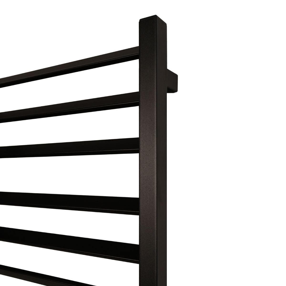 Рушникосушарка електрична Carino ROSA з дисплеєм Чорний мат 790*490