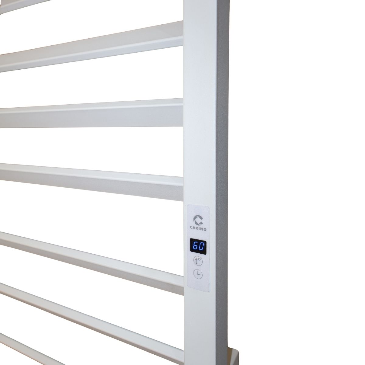Рушникосушарка електрична Carino ROSA з дисплеєм Білий мат 790*490
