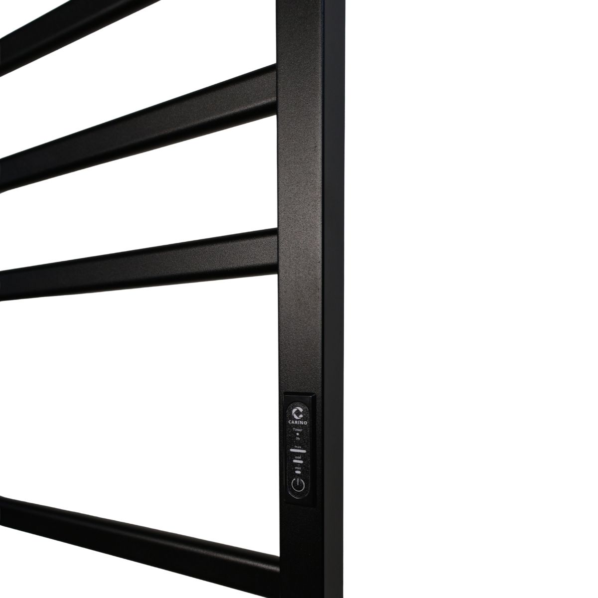 Рушникосушарка електрична Carino ALBA з контроллером Чорний мат 790*490