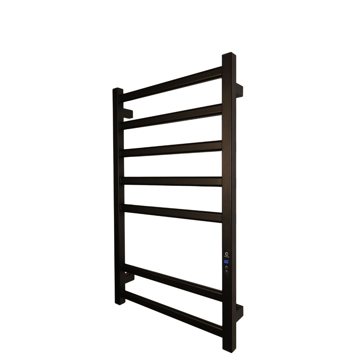 Рушникосушарка електрична Carino ALBA з дисплеєм Чорний мат 790*490