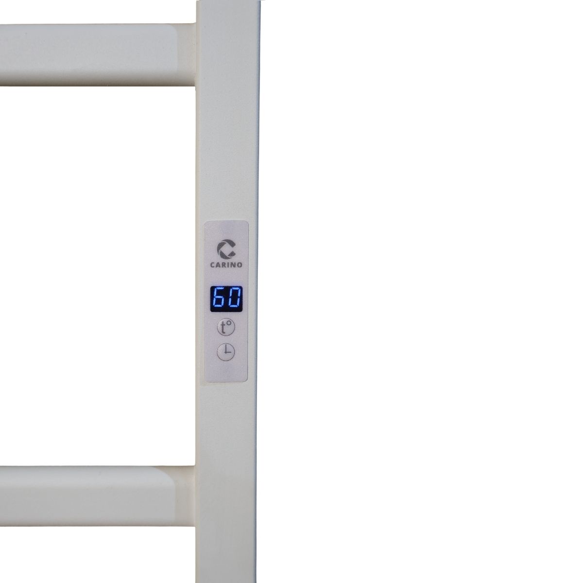 Рушникосушарка електрична Carino ALBA з дисплеєм Білий мат 790*490