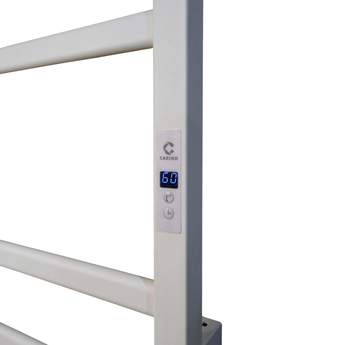 Рушникосушарка електрична Carino ALBA з дисплеєм Білий мат 790*490