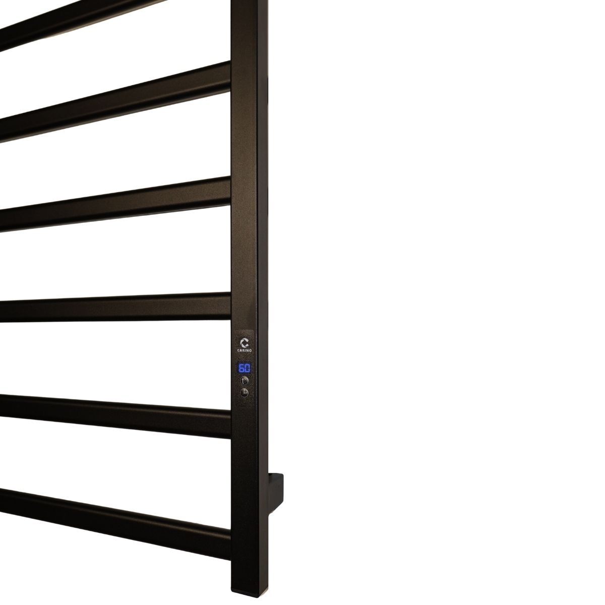Рушникосушарка електрична Carino LUNA з дисплеєм Чорний мат 790*490
