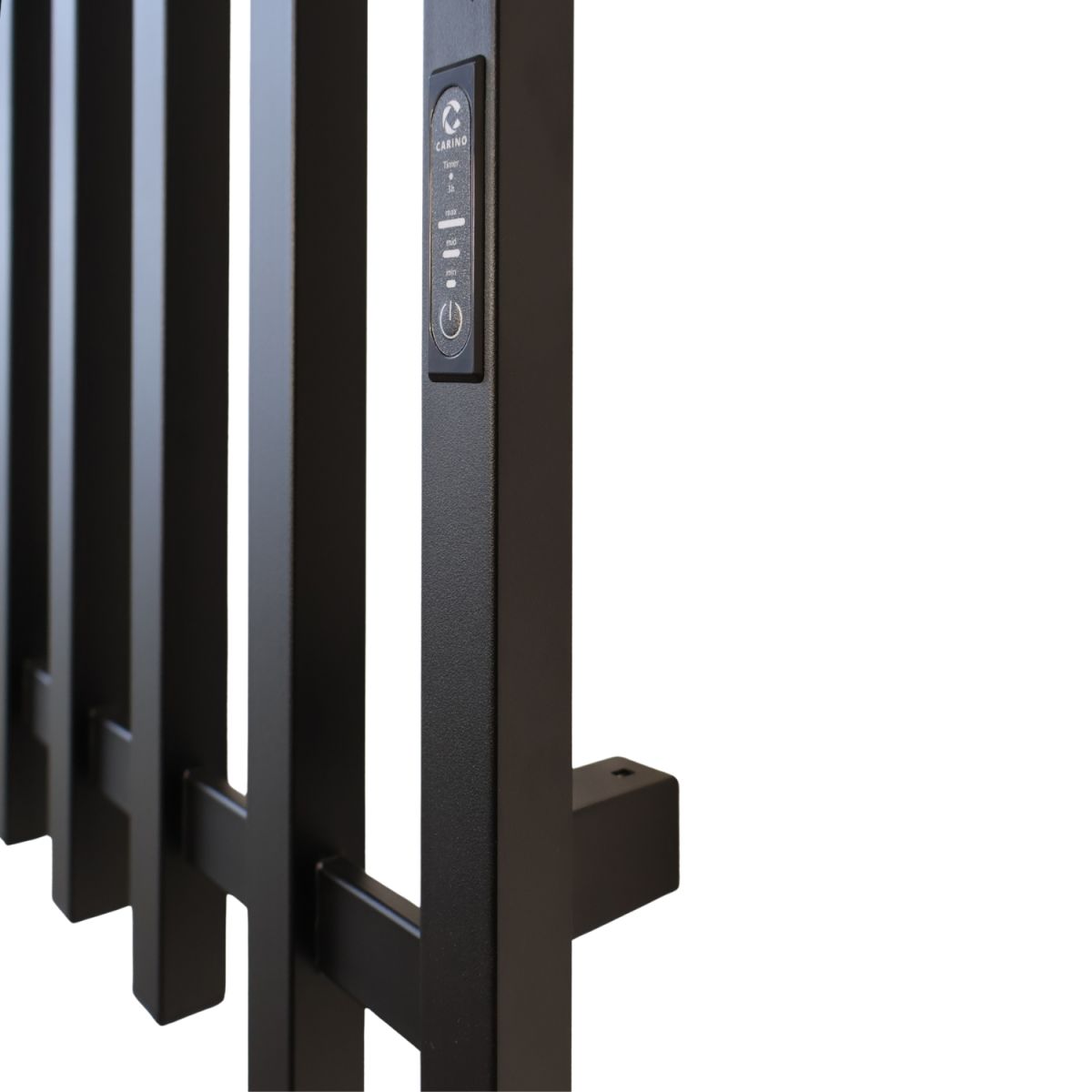 Електрична сушарка для одягу Carino з контроллером Чорний мат 1190*600