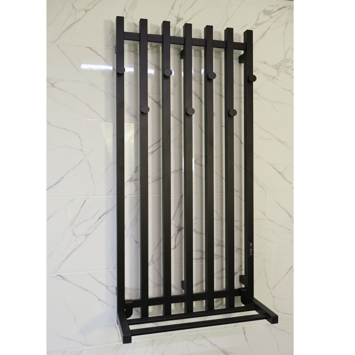 Електрична сушарка для одягу Carino з контроллером Чорний мат 1190*600