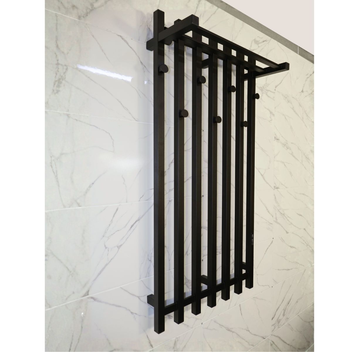 Електрична сушарка для одягу Carino з контроллером Чорний мат 1190*600