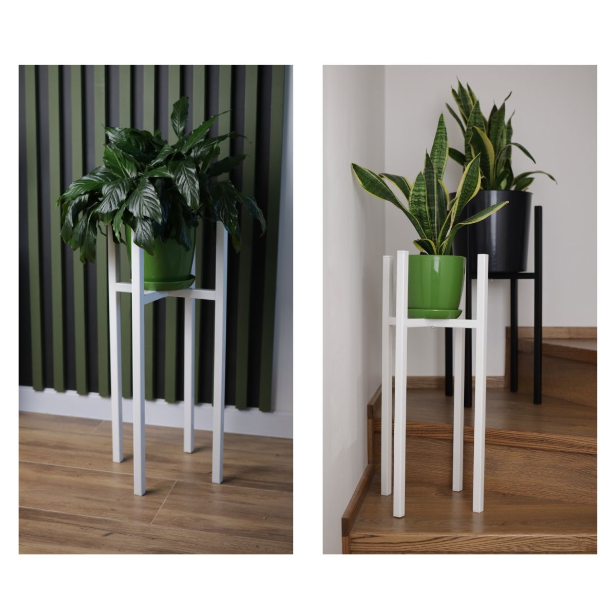 Підставка для квітів Carino Білий глянець 600*25