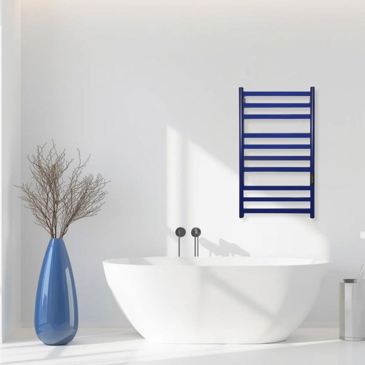 Рушникосушарка електрична Carino MIA з контроллером Синій сапфір 790*490