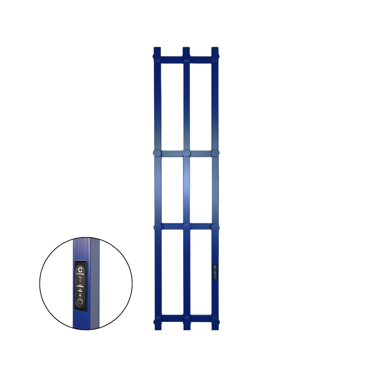 Рушникосушарка електрична Carino GIACOMO з контроллером Синій сапфір 1190х270