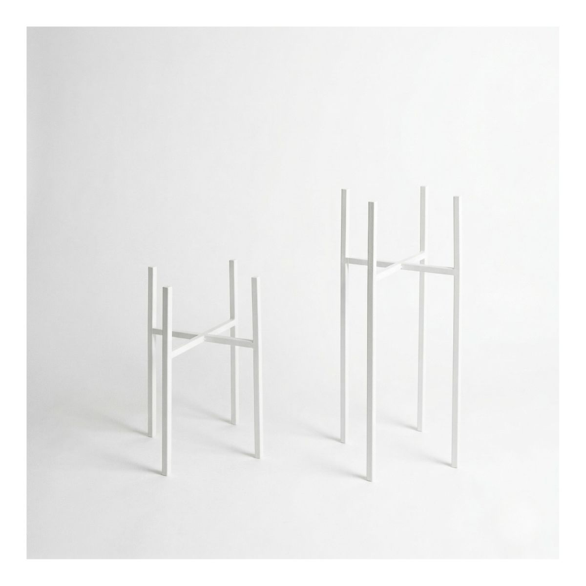 Підставка для квітів Carino Білий глянець 600*30