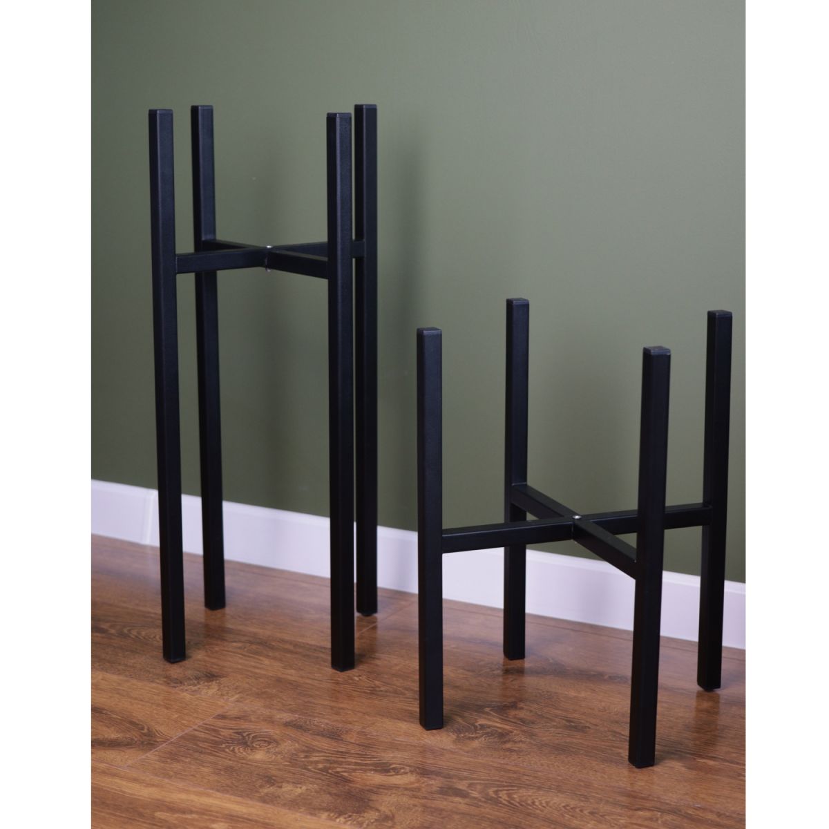 Підставка для квітів Carino Чорний мат  600*40