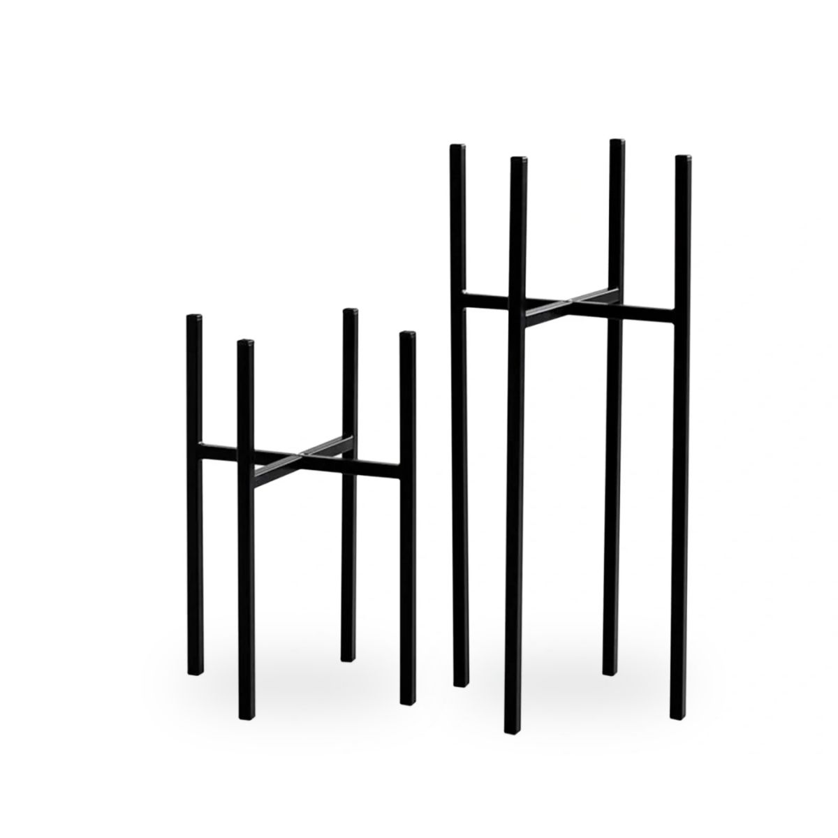 Підставка для квітів Carino Чорний мат 400*40