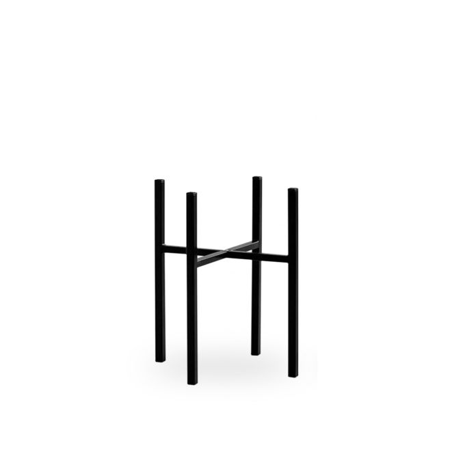 Підставка для квітів Carino Чорний мат 400*45