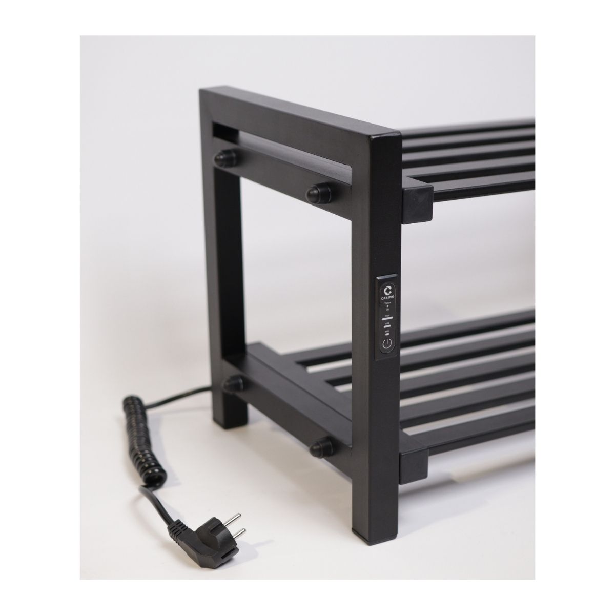 Підставка-сушарка для взуття електрична з контроллером Carino Чорний мат 1000*300