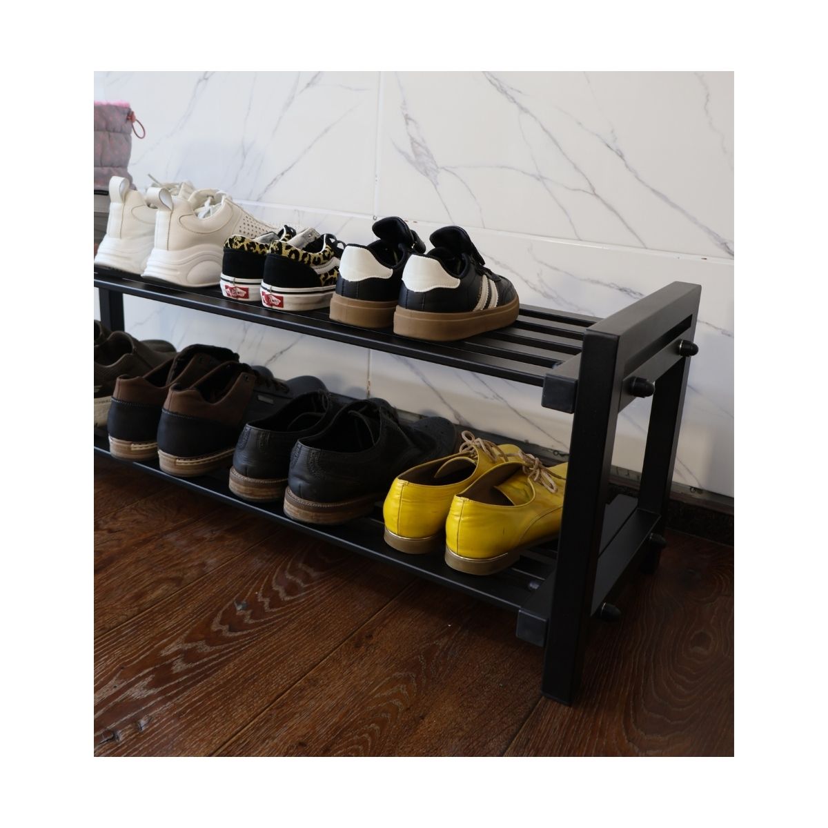 Підставка-сушарка для взуття електрична з контроллером Carino Чорний мат 1000*300