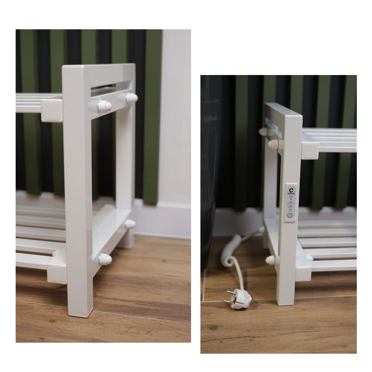 Підставка-сушарка для взуття електрична з контроллером Carino Білий глянець 1000*300