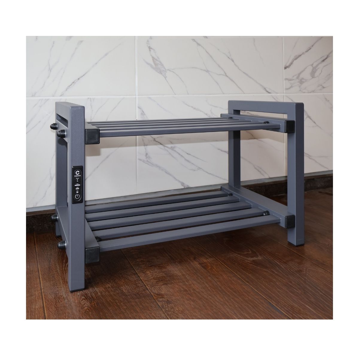 Підставка-сушарка для взуття електрична з контроллером Carino Сірий графіт 600*300