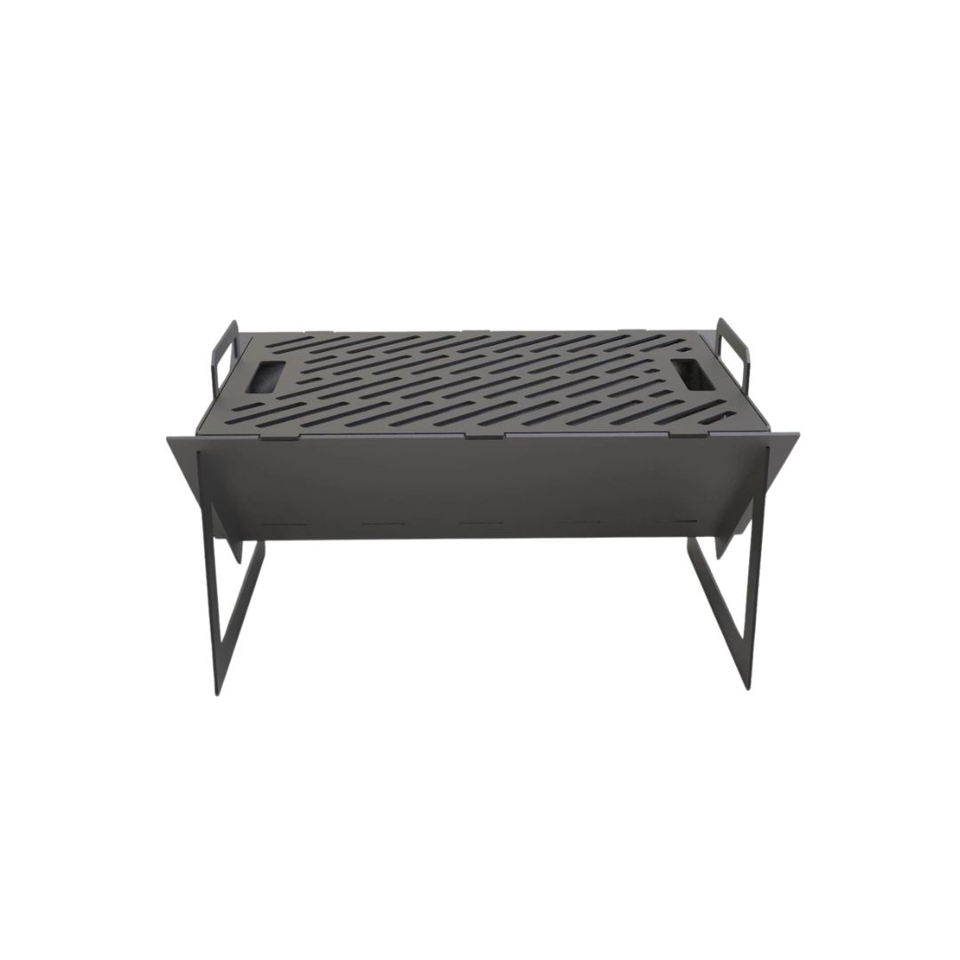 Мангал-гриль Carino Fold разборной с грилем 500х352х280 мм, металл 3 мм без покрытия