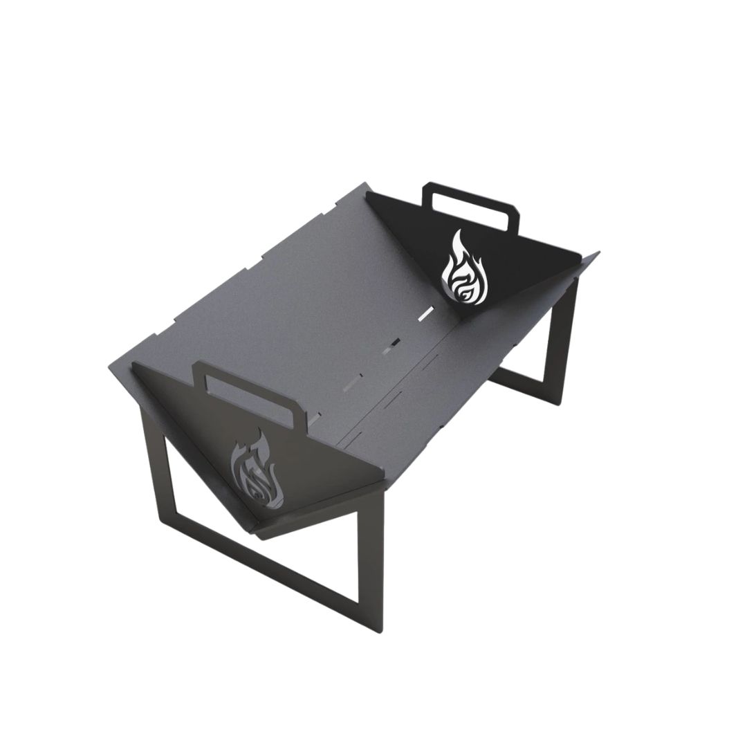 Мангал-гриль Carino Fold разборной с грилем 500х352х280 мм, металл 3 мм без покрытия