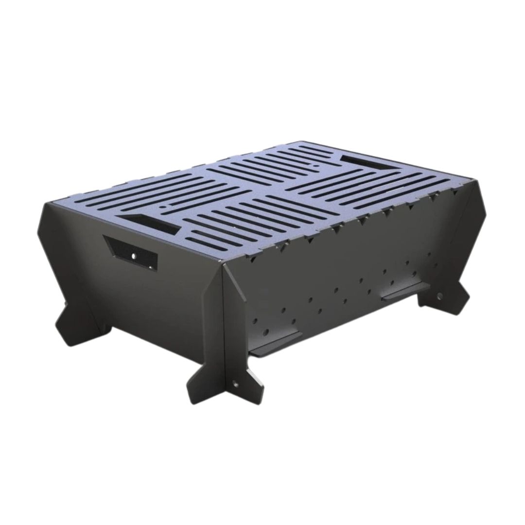 Мангал-гриль Carino Flat Pack разборной с грилем 550х400х200 мм, металл 3 мм без покрытия