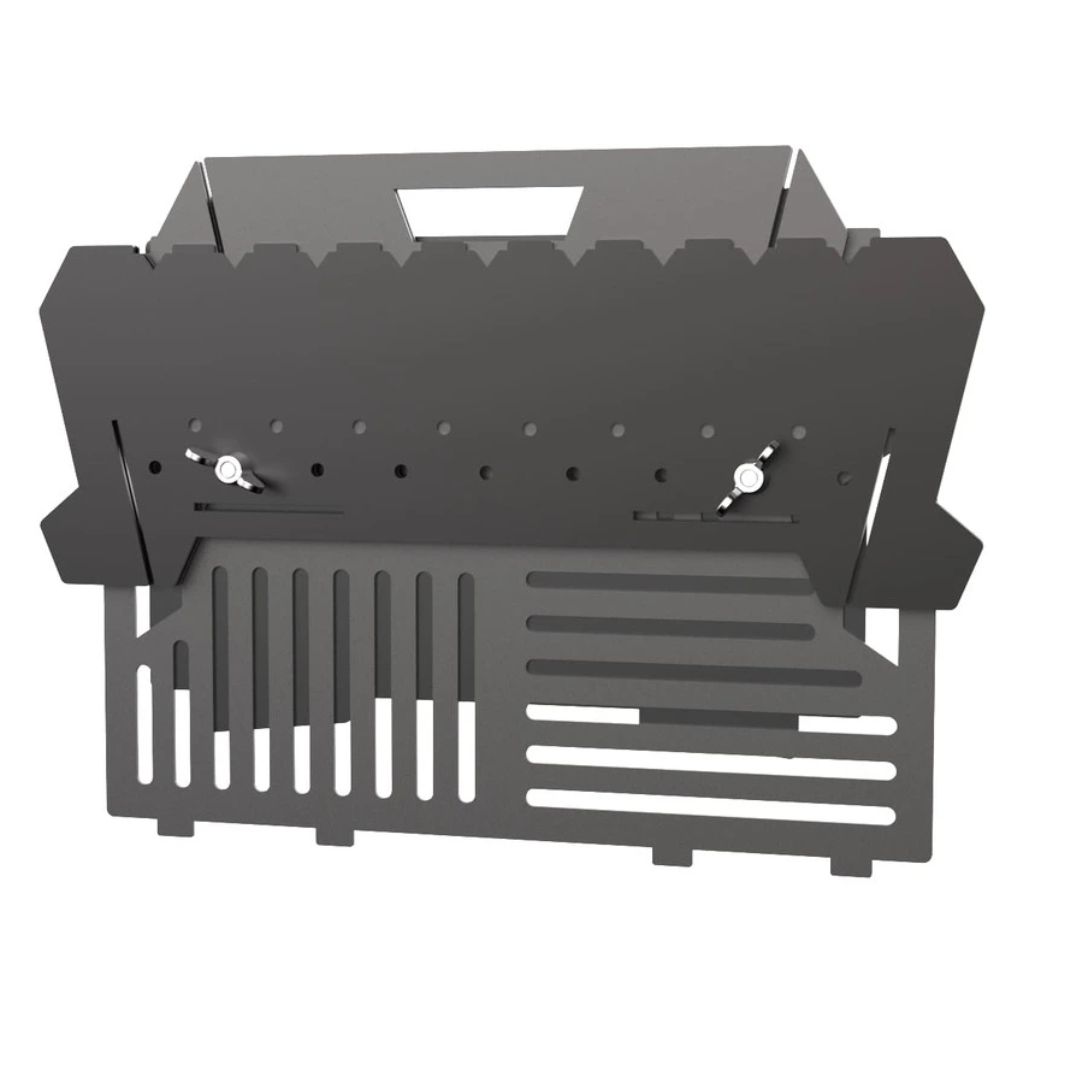 Мангал-гриль Carino Flat Pack разборной с грилем 550х400х200 мм, металл 3 мм без покрытия