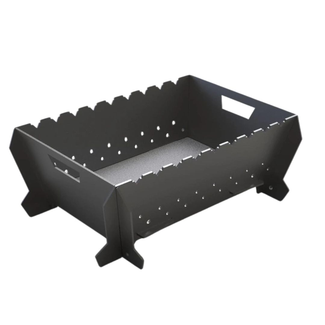 Мангал-гриль Carino Flat Pack разборной с грилем 550х400х200 мм, металл 3 мм без покрытия