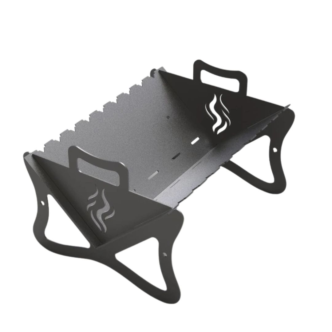 Мангал-гриль Carino Flat Pack V2 разборной с грилем 500х390х300 мм, металл 3 мм без покрытия