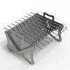 Мангал-гриль Carino Flat Pack V2 разборной с грилем 500х390х300 мм, металл 3 мм без покрытия