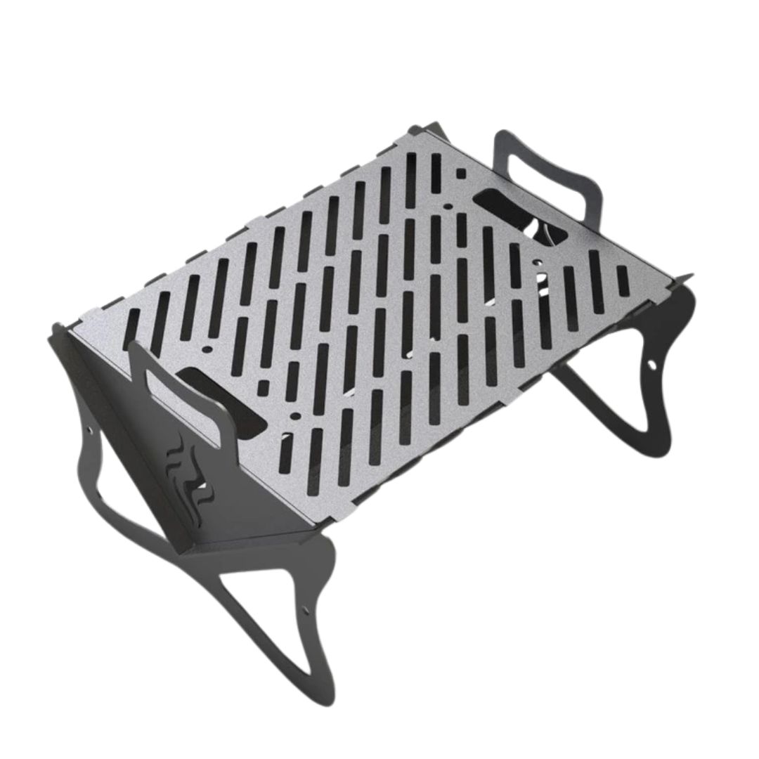 Мангал-гриль Carino Flat Pack V2 разборной с грилем 500х390х300 мм, металл 3 мм без покрытия