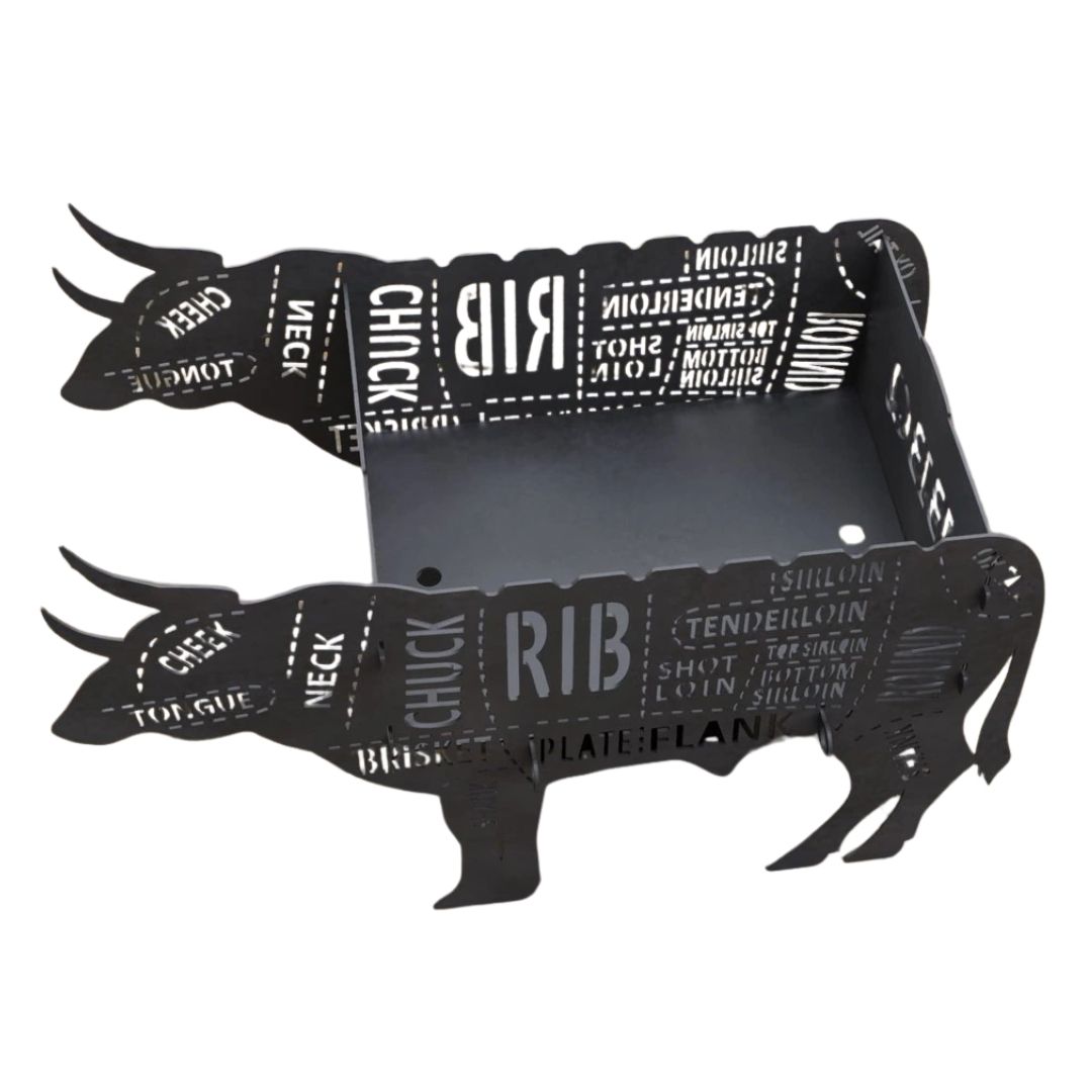 Мангал-гриль Carino разборной 662х362х366 мм, металл 3 мм без покрытия