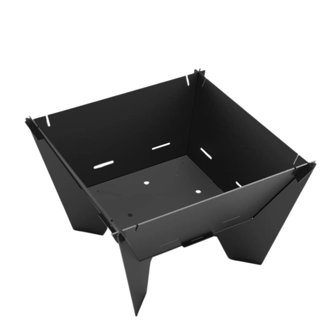 Мангал-гриль Carino квадратный V2 600 мм разборной 615х615х708 мм, металл 3 мм без покрытия