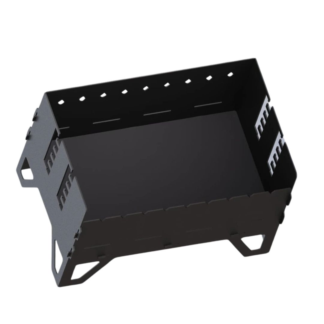 Мангал-гриль Carino Level разборной с грилем 500х330х324 мм, металл 3 мм без покрытия