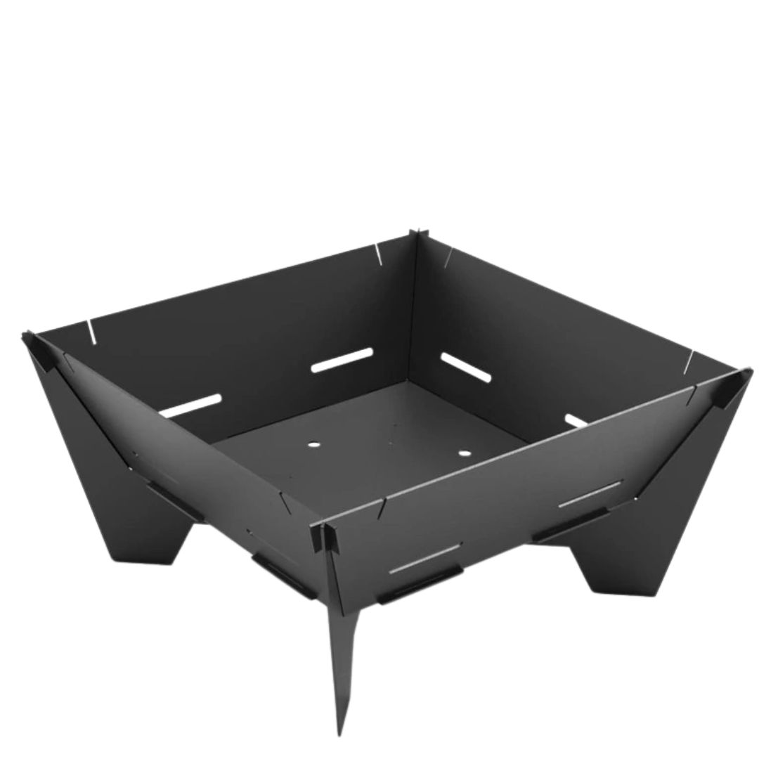 Мангал-гриль Carino квадратный V2 800 мм разборной 813х813х702 мм, металл 3 мм без покрытия