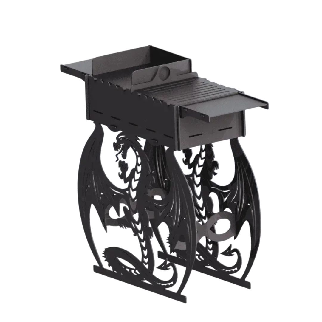 Мангал-гриль Carino Дракон высокий разборный 1014х333х964 мм, металл 3 мм без покрытия