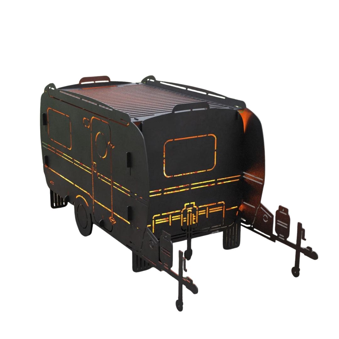 Мангал-гриль Carino Кемпер Трейлер разборной 1025х400х473 мм, металл 3 мм без покрытия