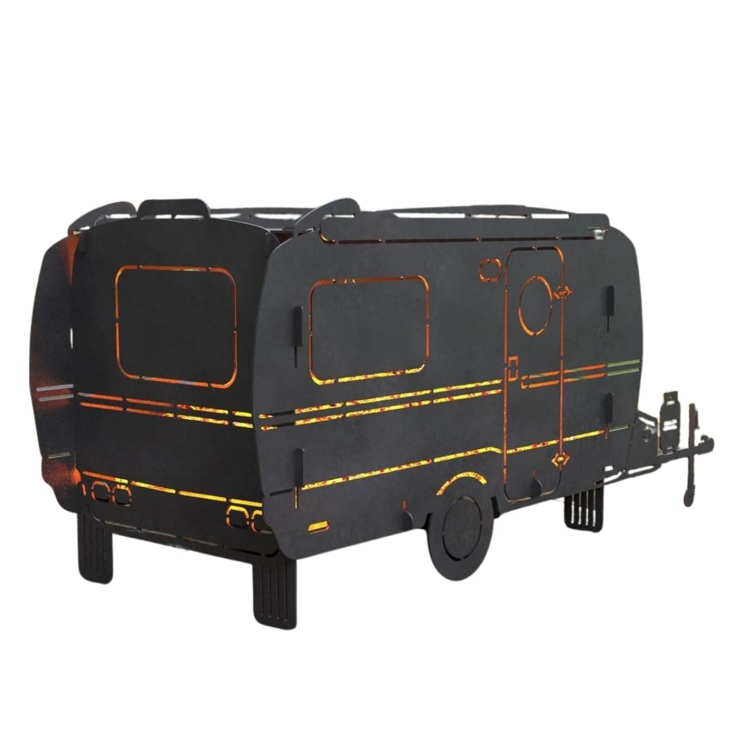 Мангал-гриль Carino Кемпер Трейлер разборной 1025х400х473 мм, металл 3 мм без покрытия